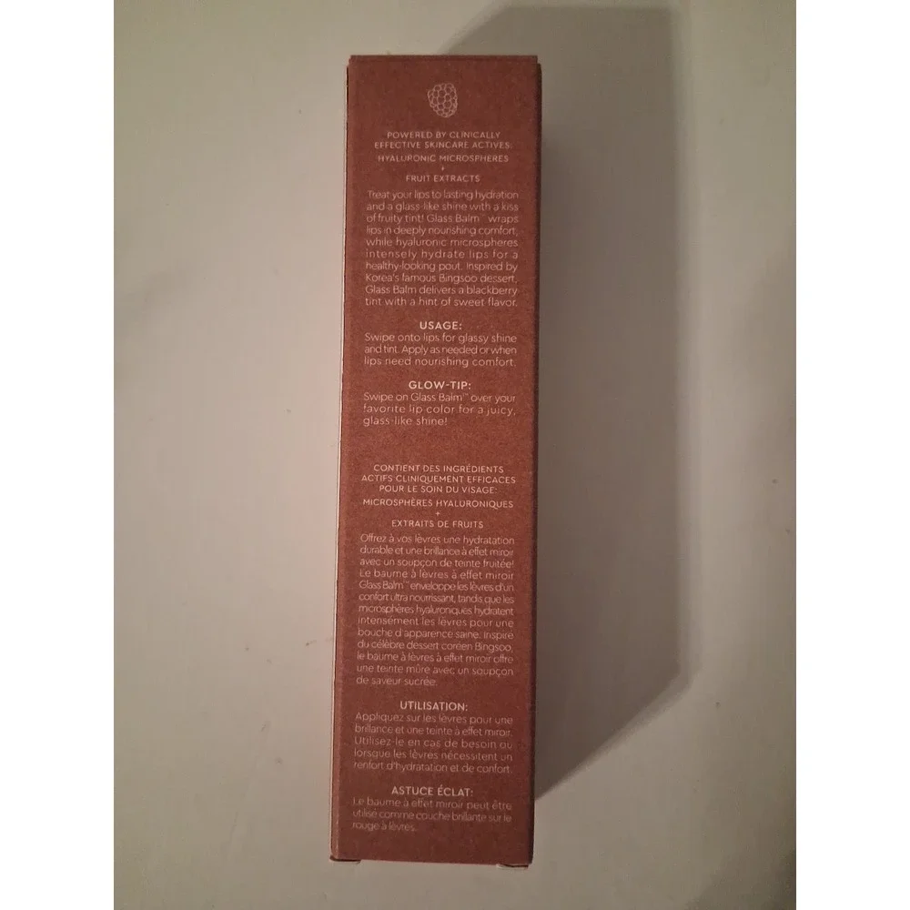Glow Recipe Glass Balm - $22 RETAIL HARD TO FIND COLOR - Blackberry Bingsoo